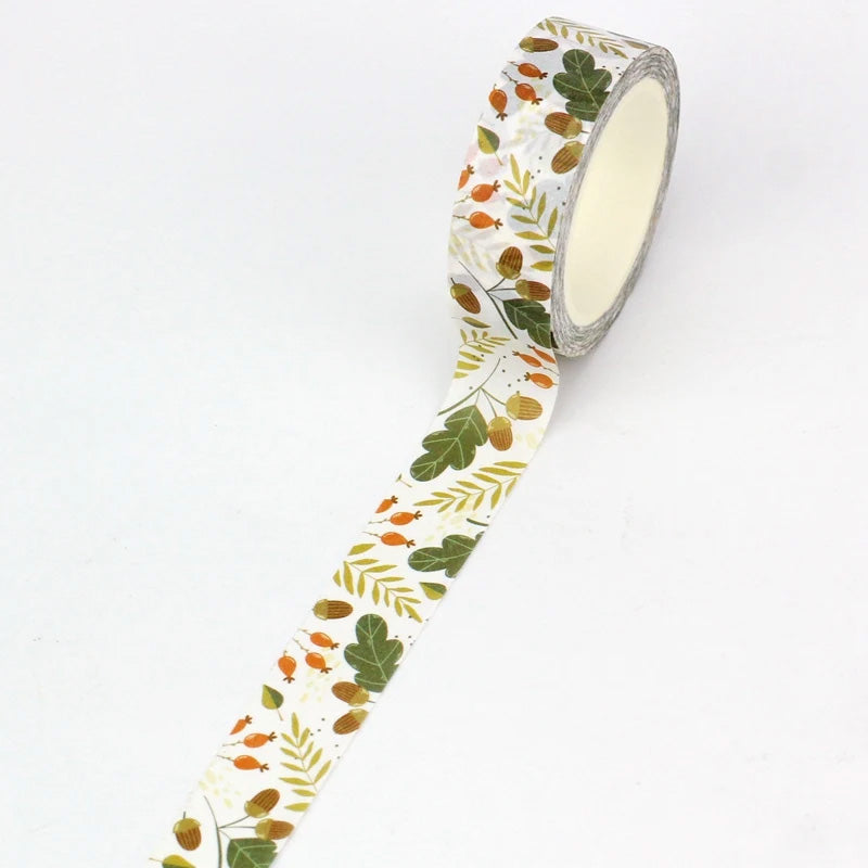 Washi Tape - autumn leaves (buy more & save)