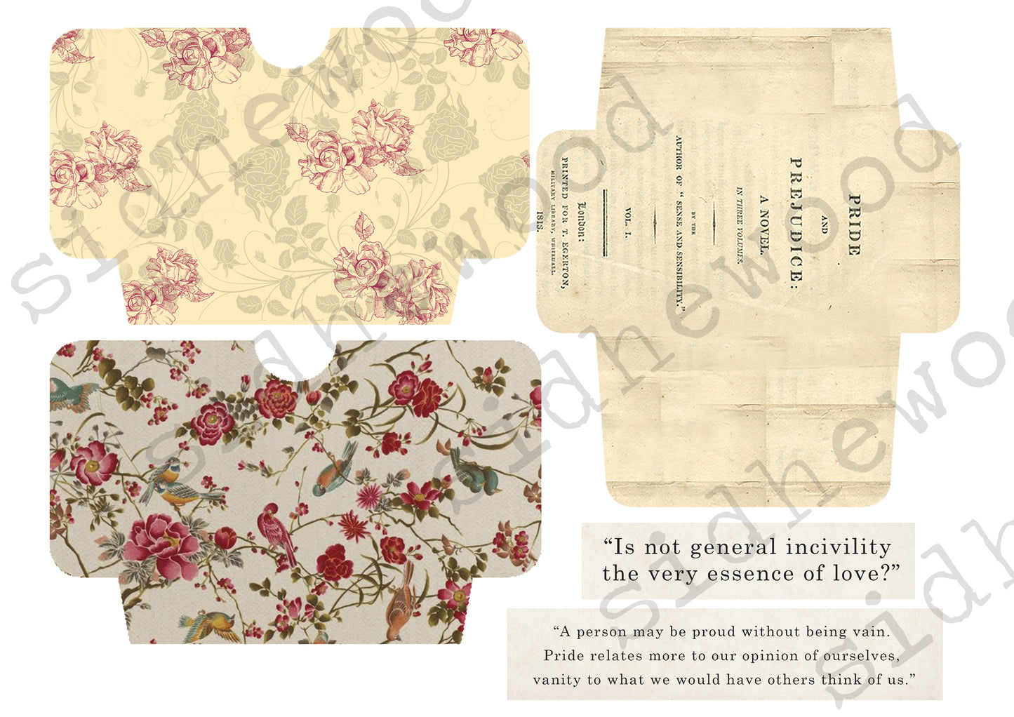 Pride & Prejudice - digital download (printable file)