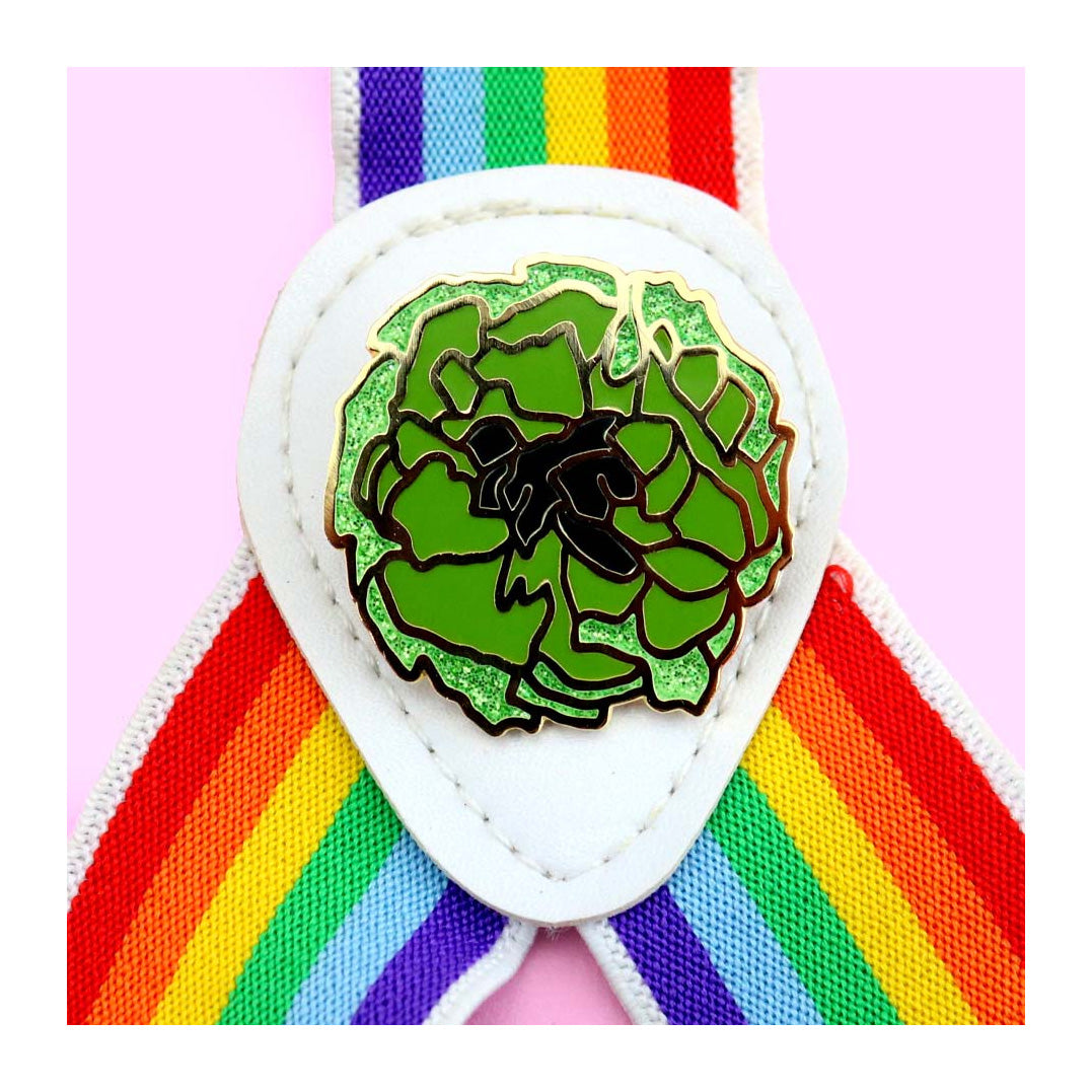 Green Carnation - Lapel Pin