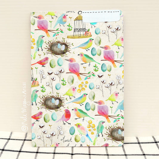 Tweet Birdy Nest notebook: A5 142mm x 210m