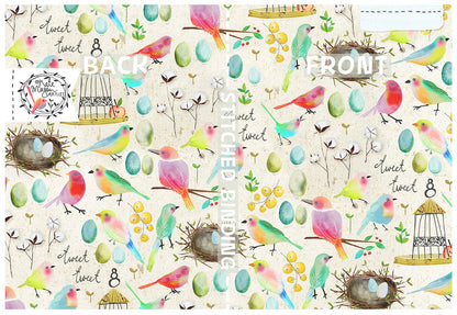 Tweet Birdy Nest notebook: A5 142mm x 210m
