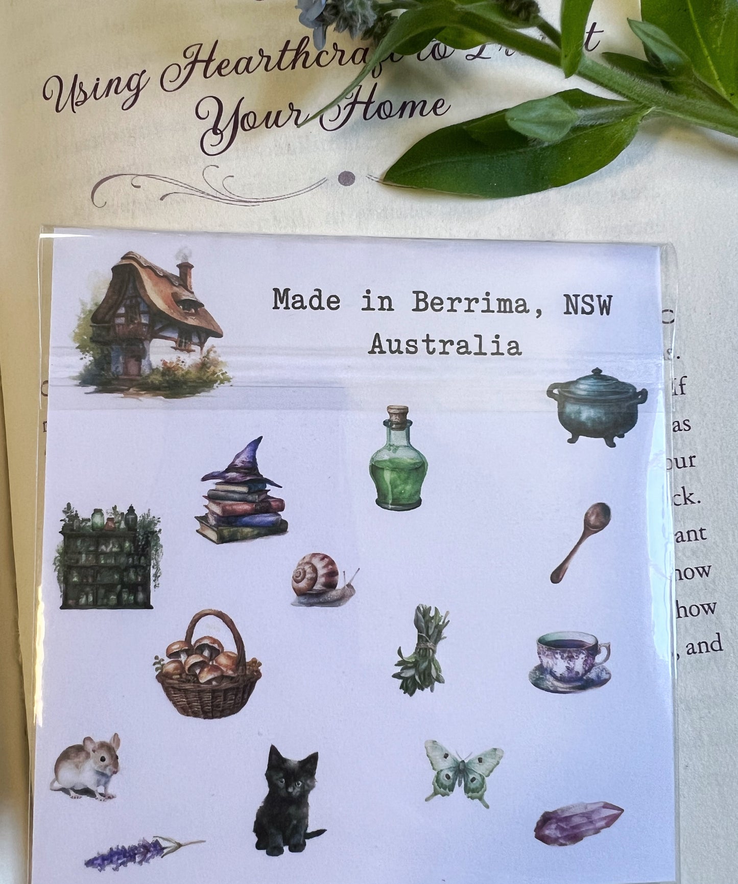 The Witch's Cottage - 15 x stickers