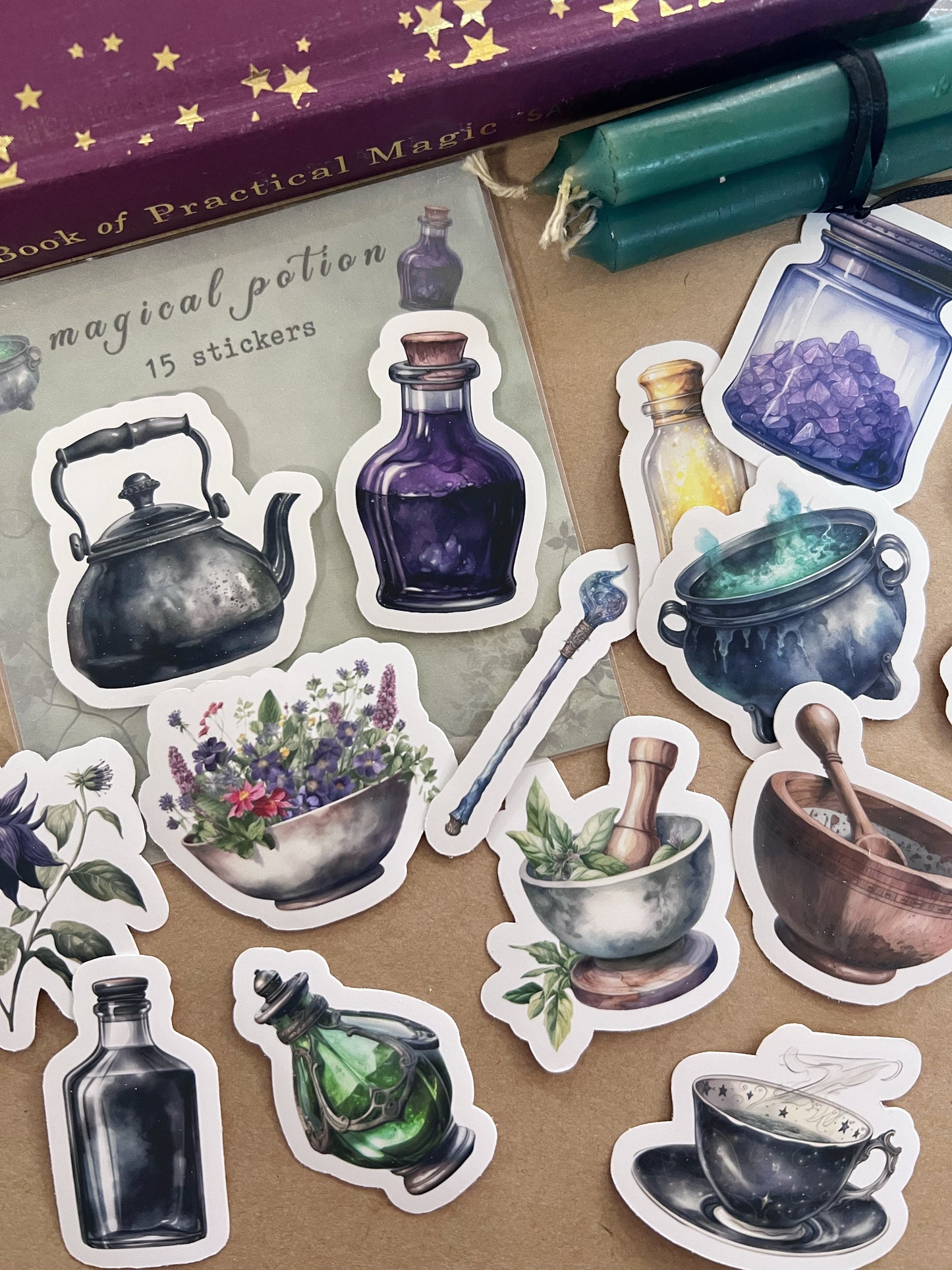 Magical Potion - 15 x stickers