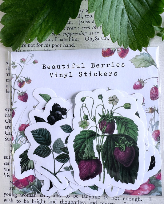 Beautiful Berries- vinyl stickers