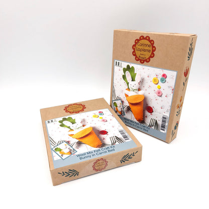 Bunny in Carrot Felt Craft Mini Kit