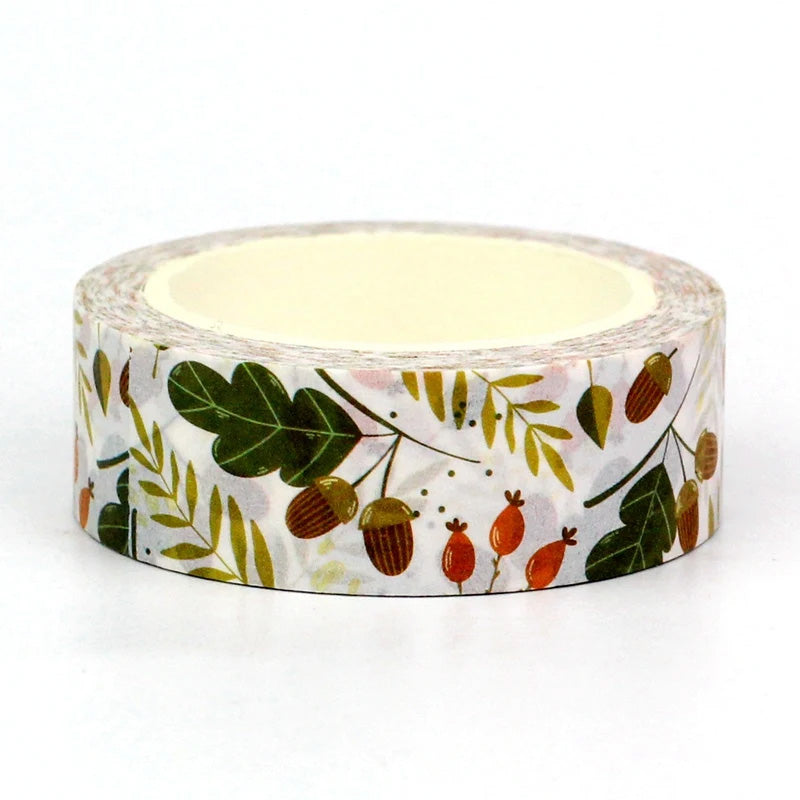 Washi Tape - autumn leaves (buy more & save)