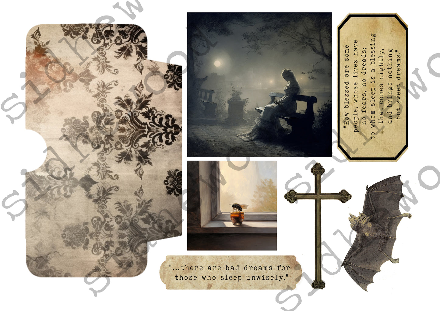 Dracula images and quotes - digital download (printable file)