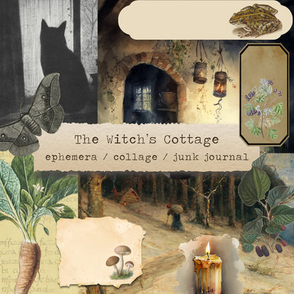 Witch's Cottage - digital download (printable file)
