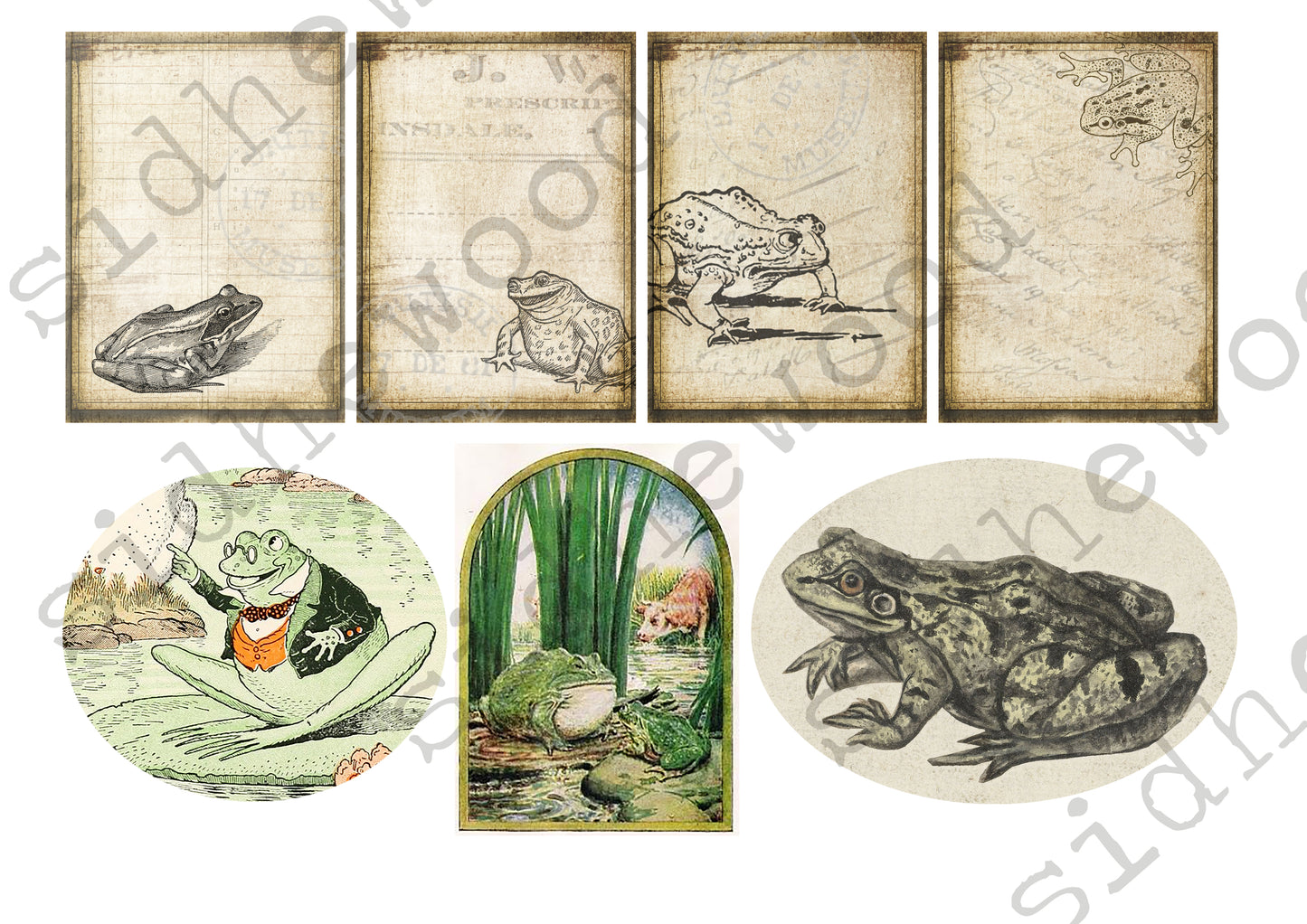 Frogs - digital download (printable file)