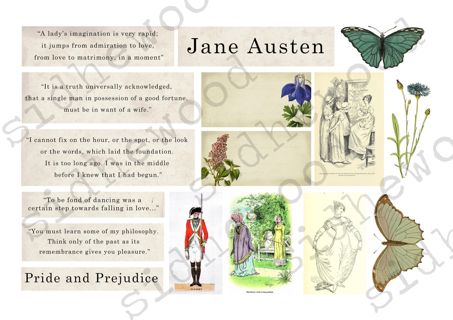 Pride & Prejudice - digital download (printable file)