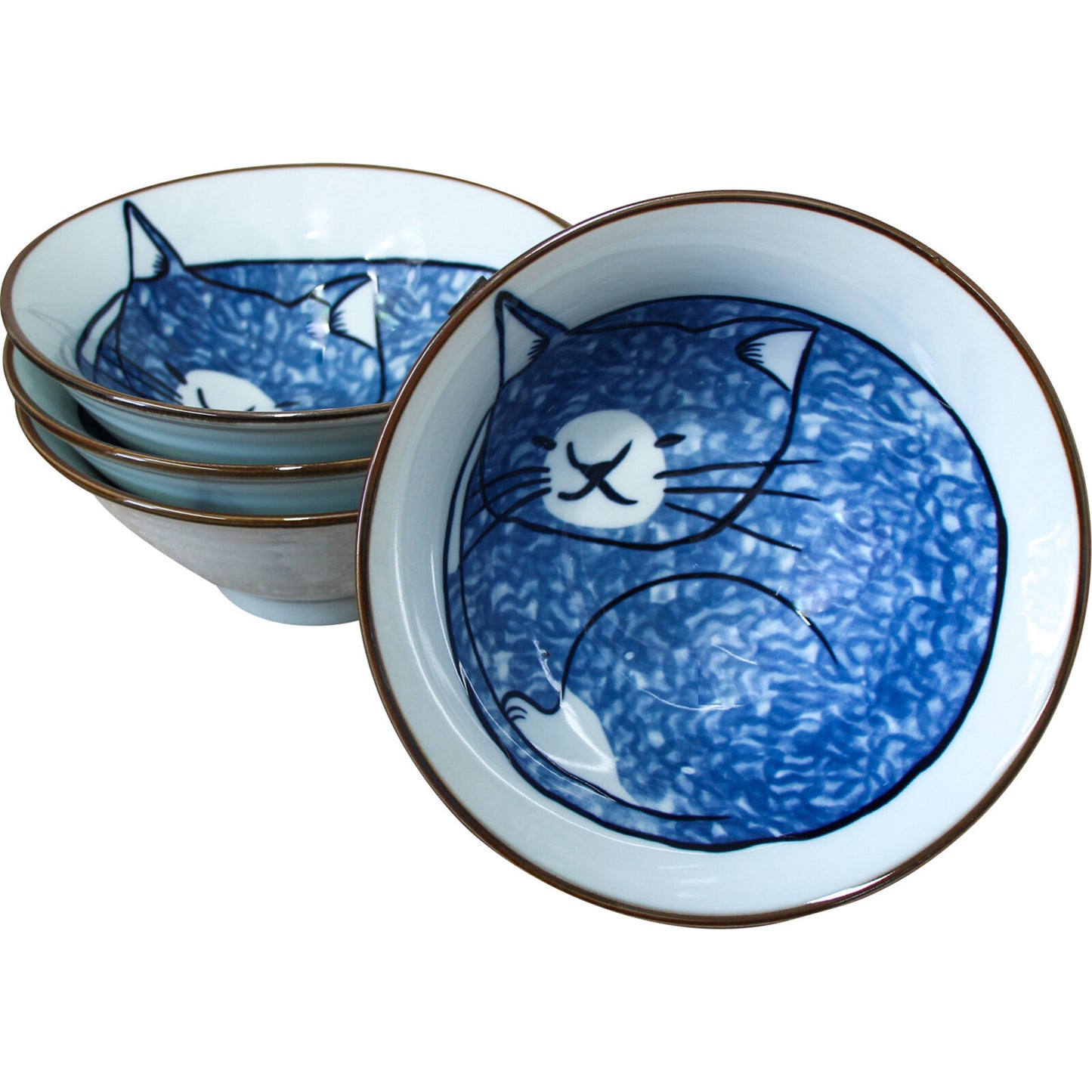 Sleepy Cat Bowl - large