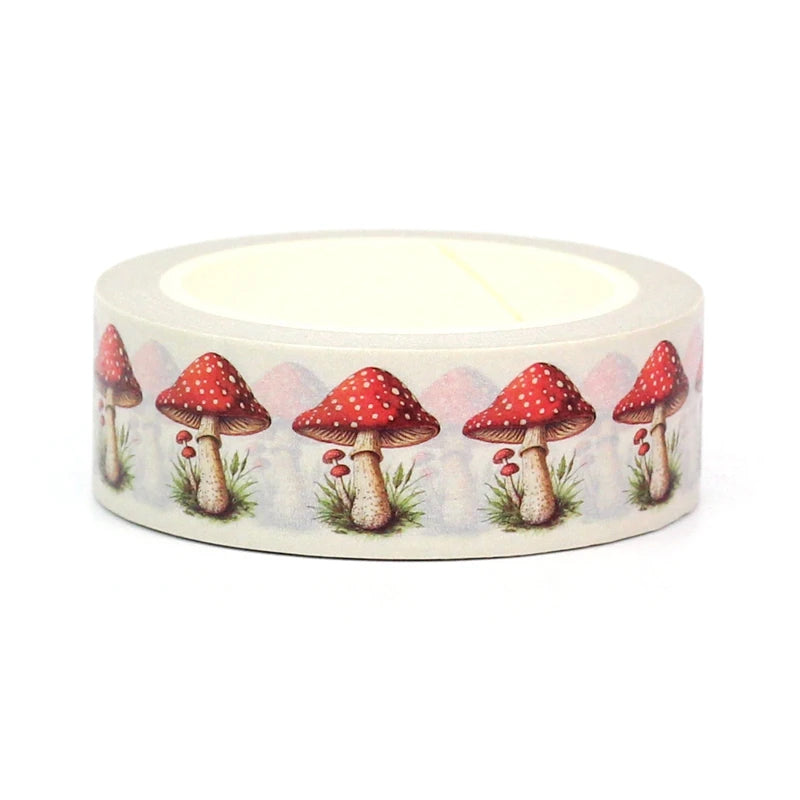 Washi Tape - woodland mushroom (buy more & save)