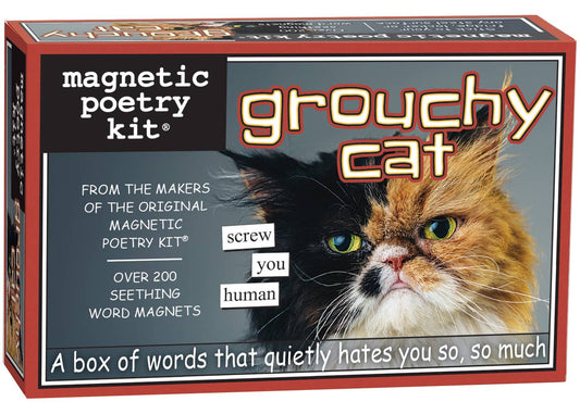 Grouchy Cat Magnetic Poetry