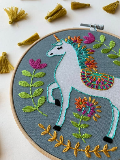 Embroidery Kit - Unicorn