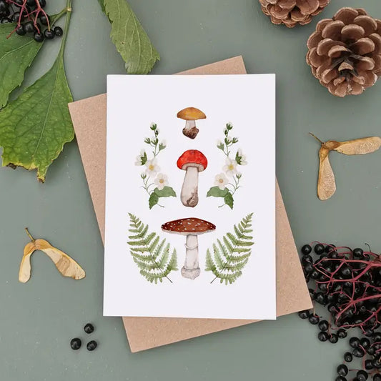 Greeting Card - forest finds