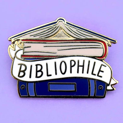 Bibliophile Lapel Pin