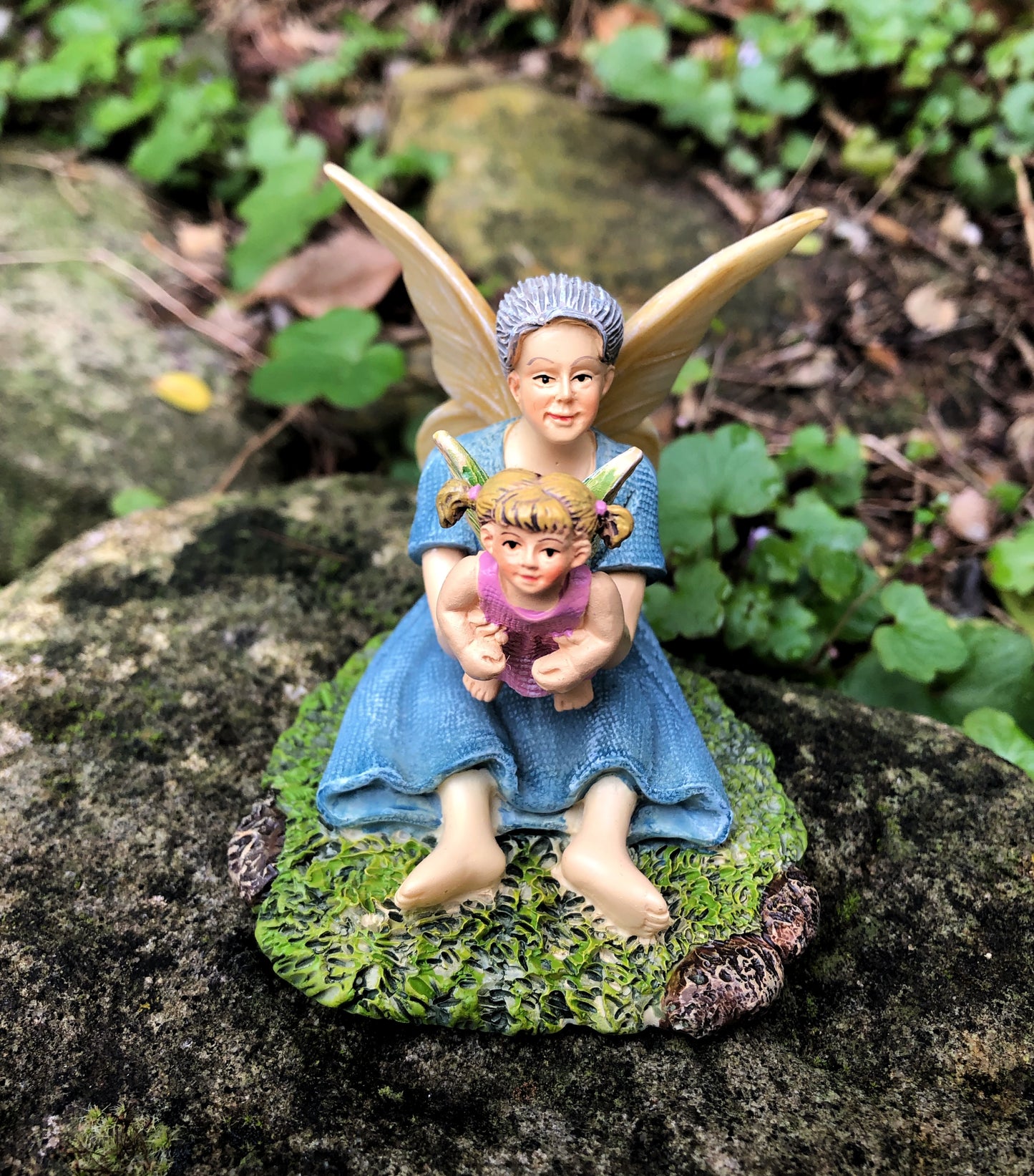 Grandma fairy with little fairy
