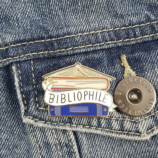 Bibliophile Lapel Pin