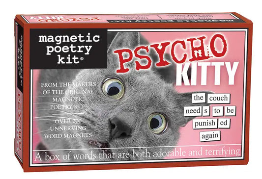 Magnetic Poetry - psycho kitty